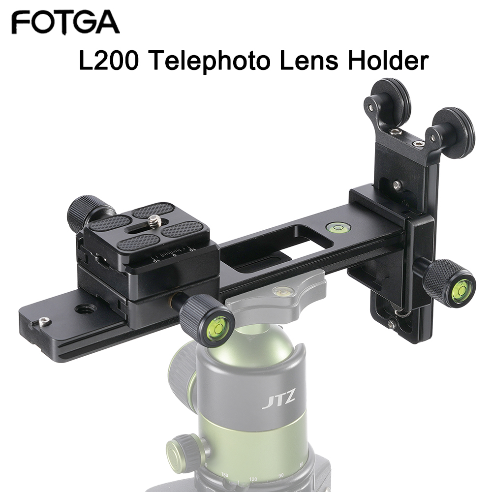 Fluid Head Tripod - FOTGA L200, 10 кг/22 фунта, телеобъектив,