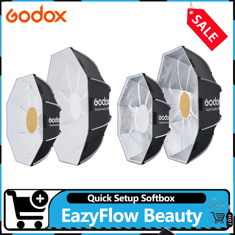 Beauty Dish Softbox - Godox EazyFlow Beauty Dish 65см/85см: Быстросборный