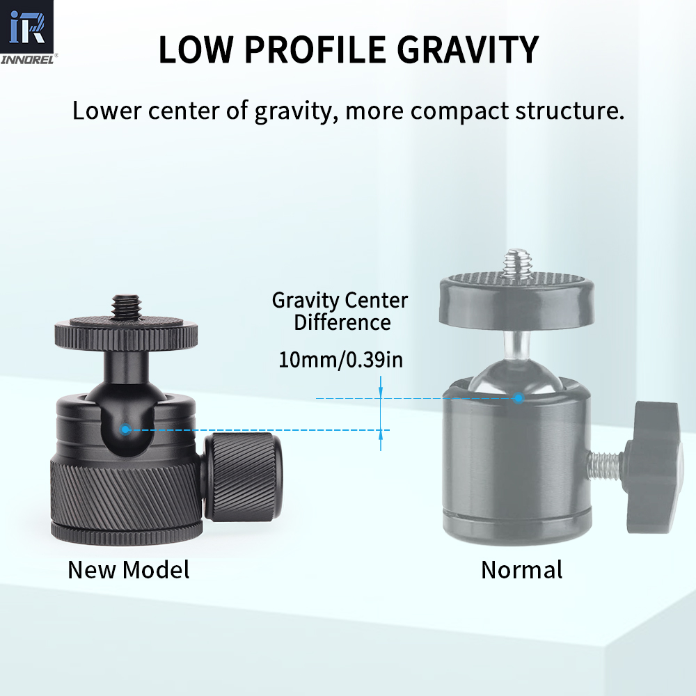 Мини-шаровая головка-INNOREL C – обзор и цена Fluid Head Tripod
