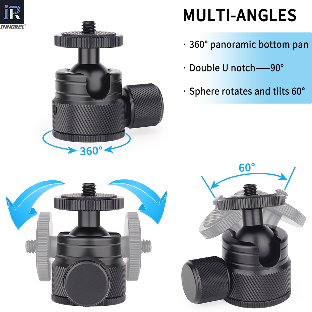 Мини-шаровая головка-INNOREL C – обзор и цена Fluid Head Tripod