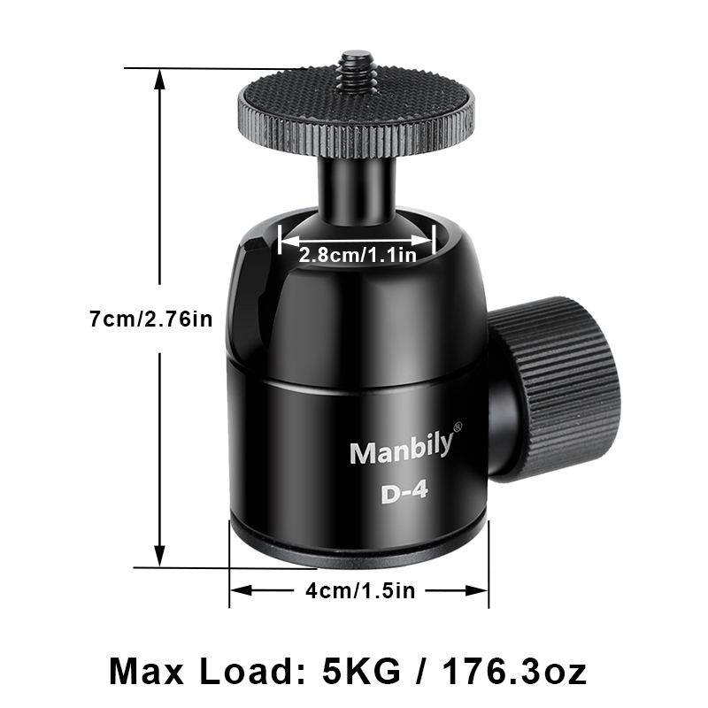 Штативная головка Manbily D-4  – обзор и цена Fluid Head Tripod