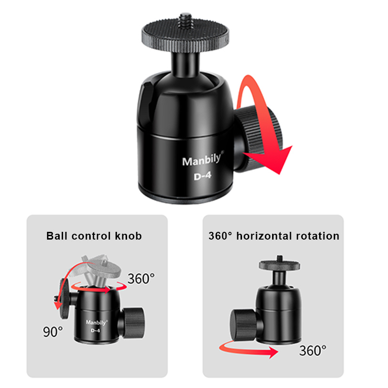 Штативная головка Manbily D-4  – обзор и цена Fluid Head Tripod