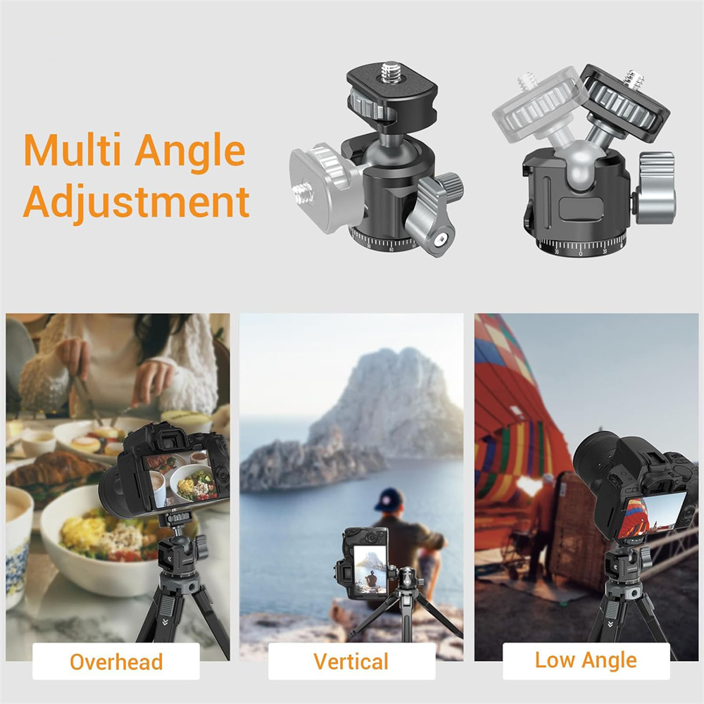 LEAPLIGHT Металлическая мини-ш – обзор и цена Fluid Head Tripod