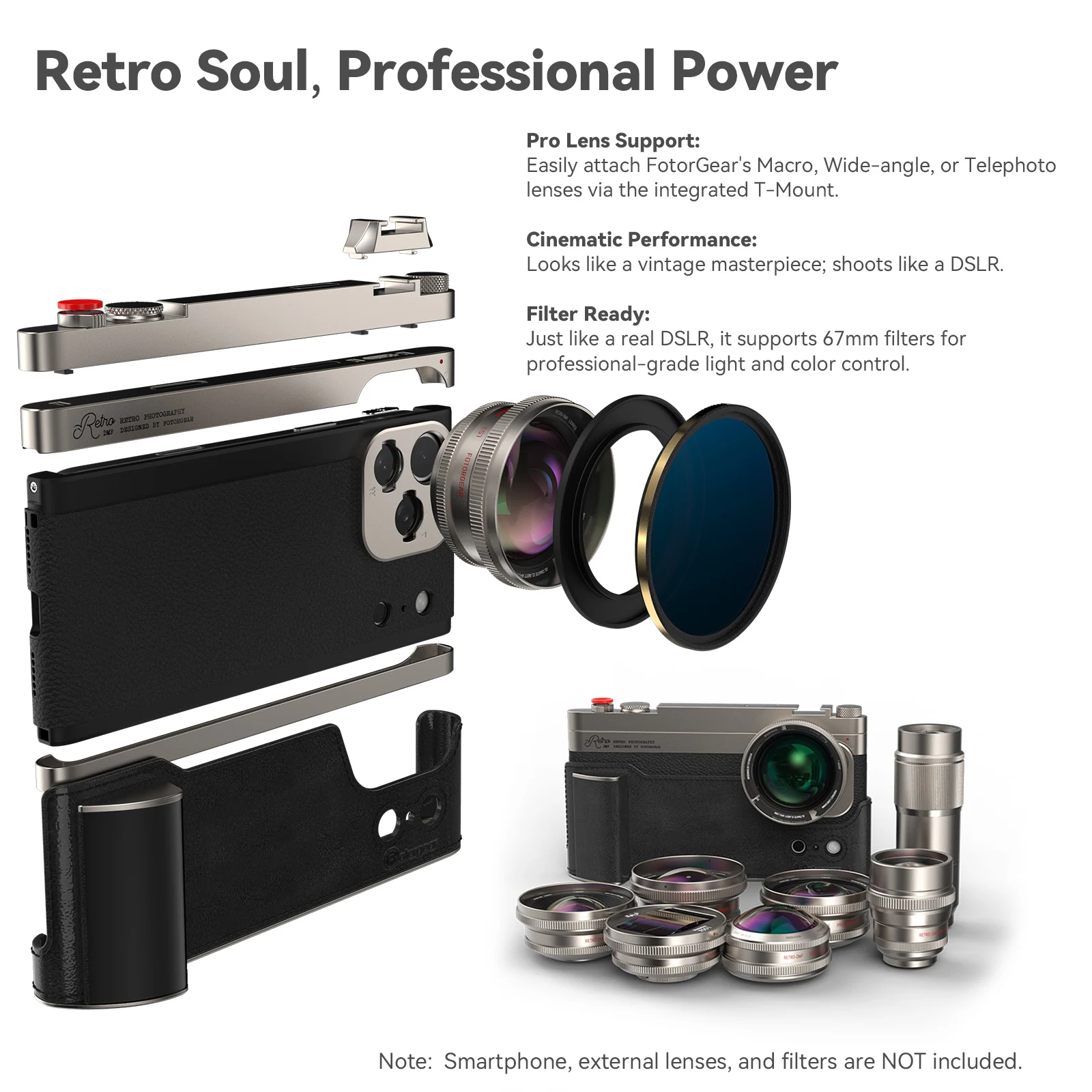 Fotorgear: ретро-чехол для моб – обзор и цена Photography Kit Pro