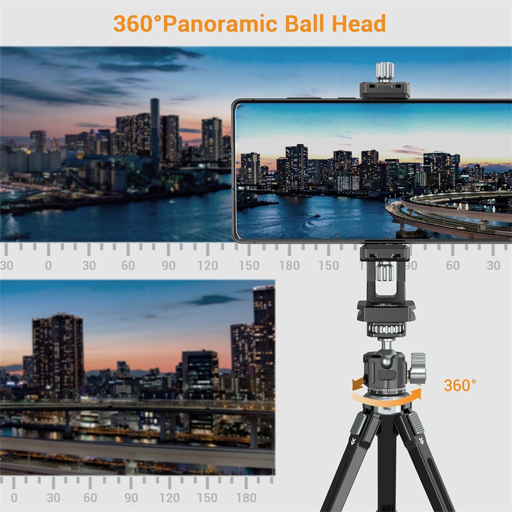 Алюминиевая мини-шаровая голов – обзор и цена Fluid Head Tripod