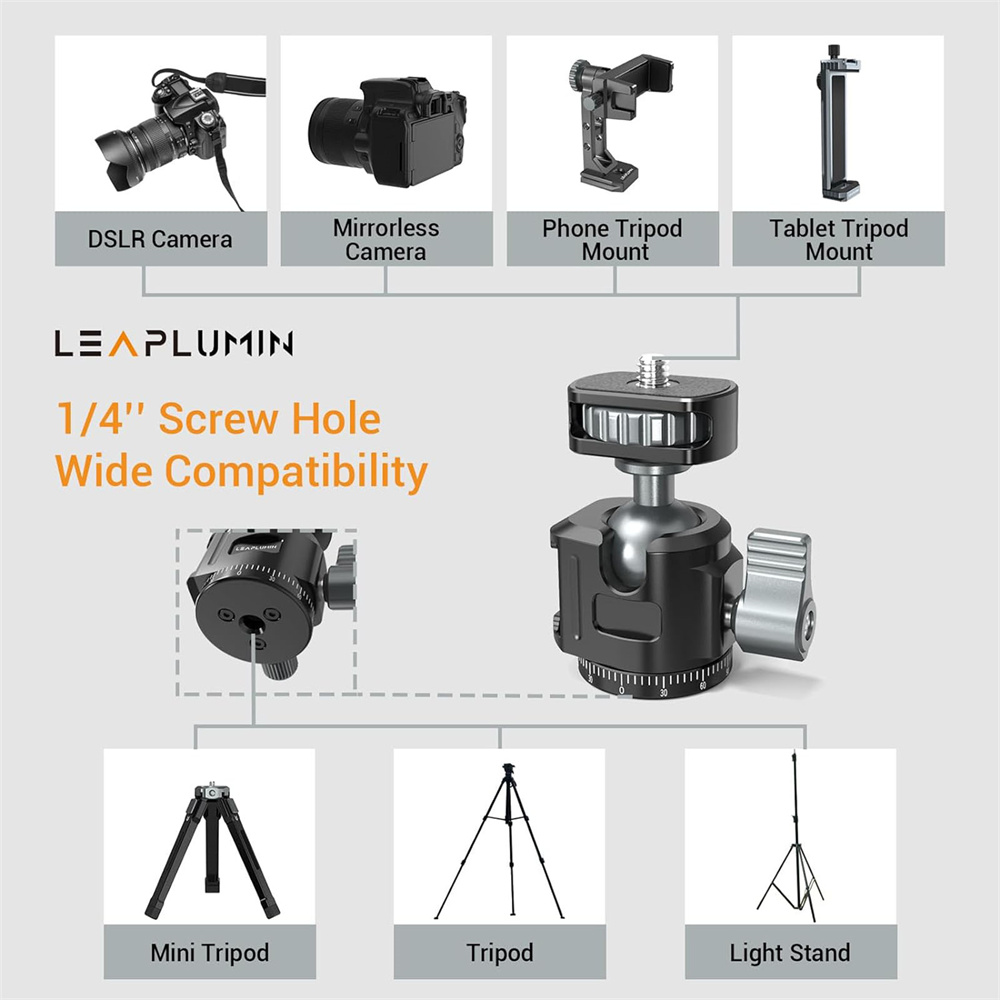 Алюминиевая мини-шаровая голов – обзор и цена Fluid Head Tripod