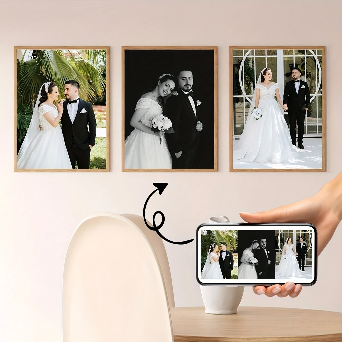 3 шт./компл., квадратный холст – обзор и цена Photograph Lyrics